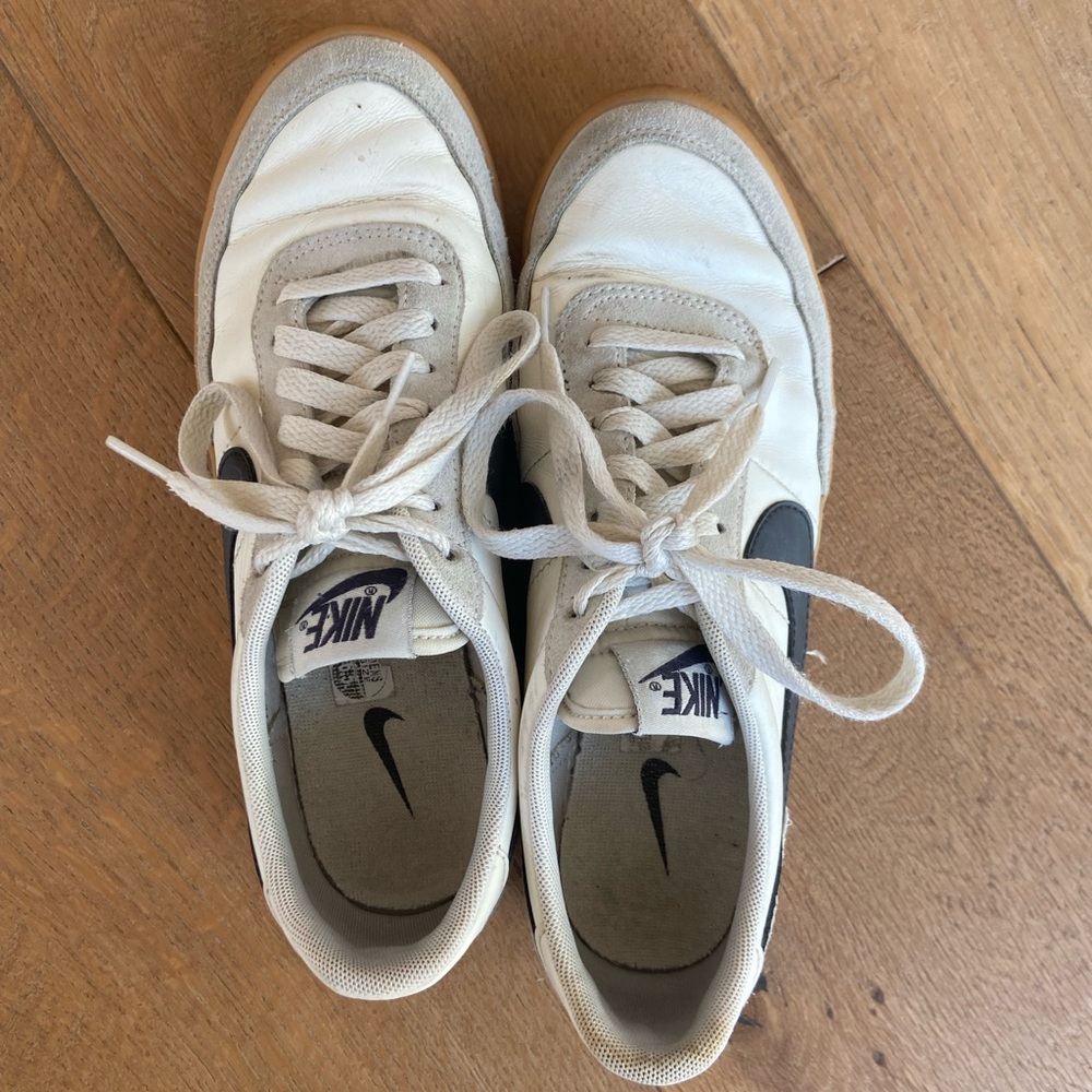 Nike White and Blu Sneakers - Men’s size 6.5